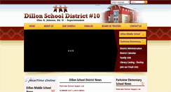 Desktop Screenshot of dillonschools.org